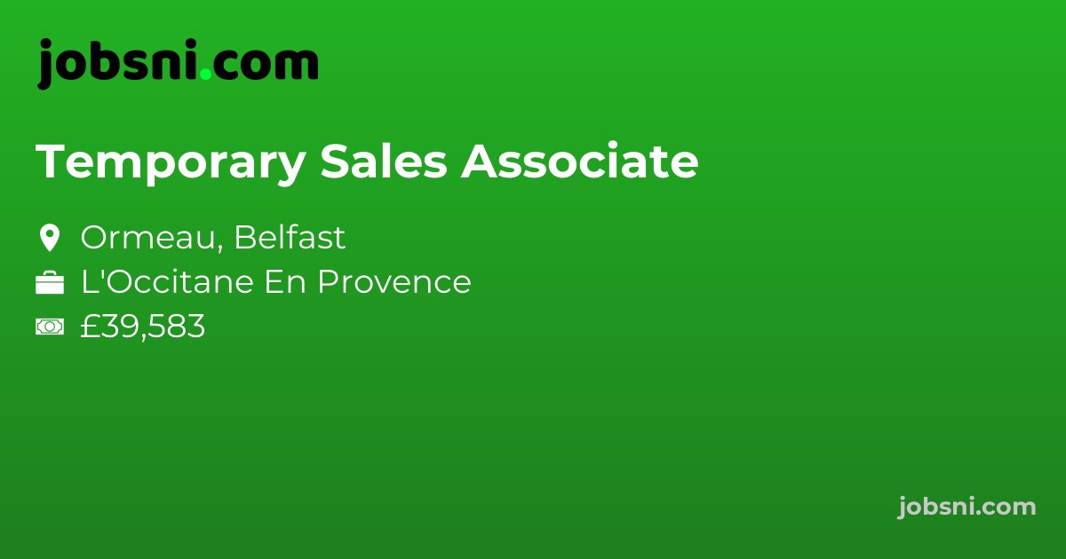 Temporary Sales Associate