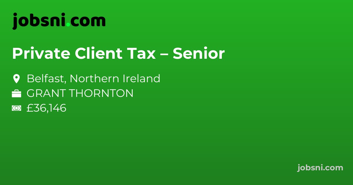 Private Client Tax – Senior
