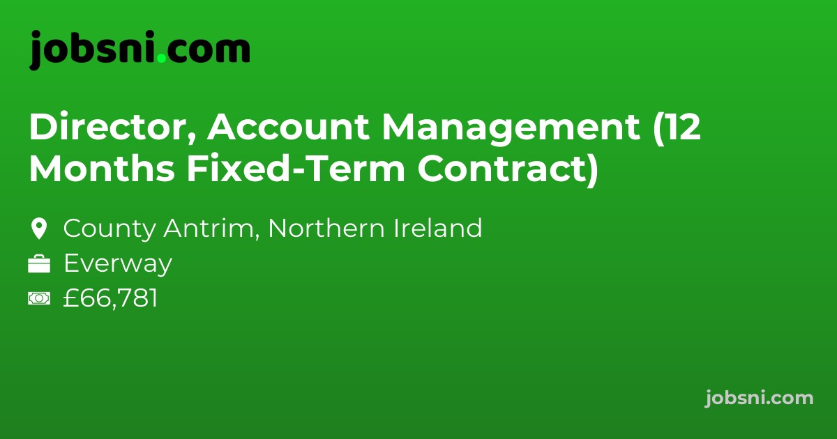 Director, Account Management (12 Months Fixed-Term Contract)