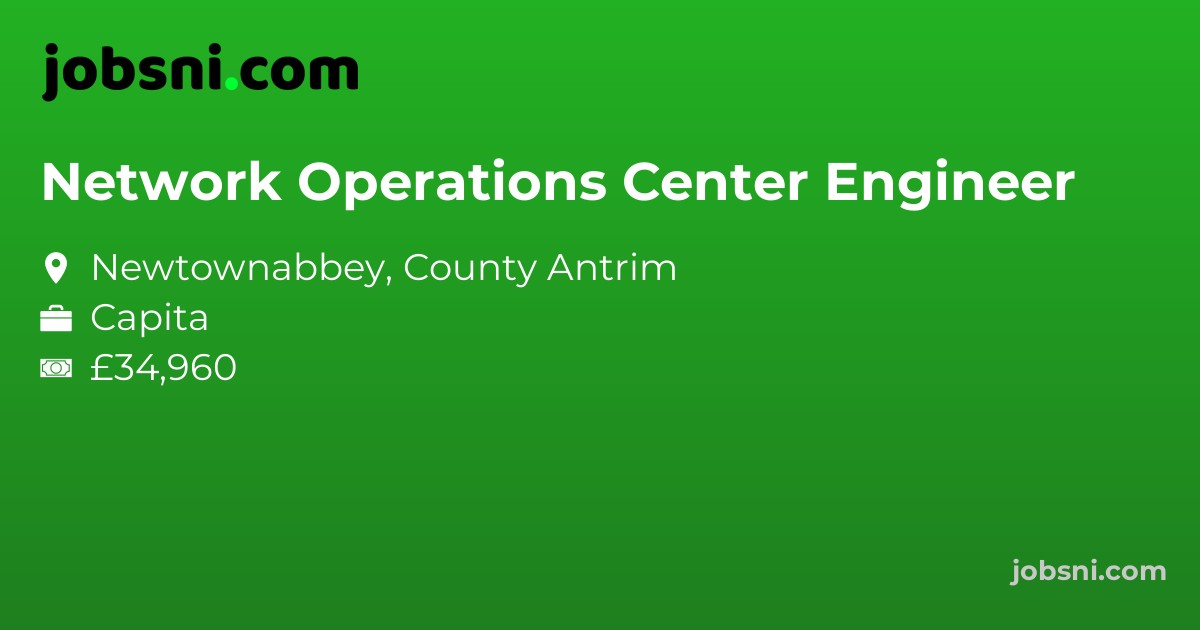 Network Operations Center Engineer