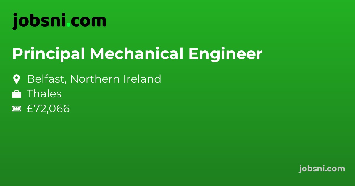 Principal Mechanical Engineer