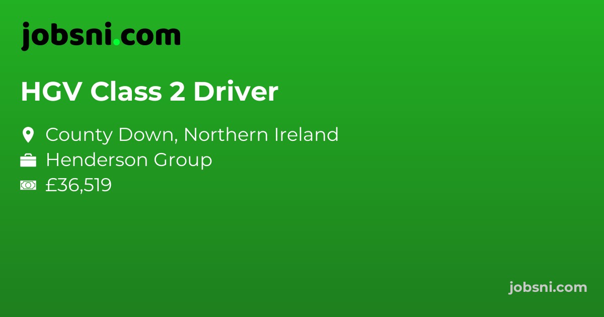 HGV Class 2 Driver