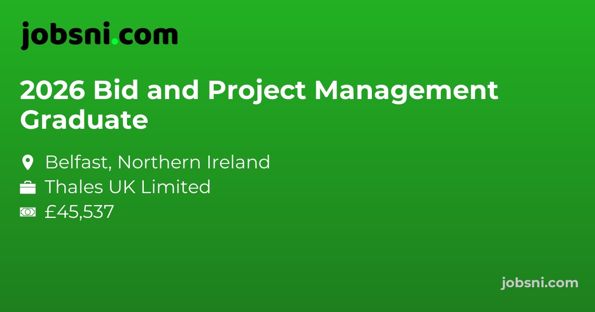 2026 Bid and Project Management Graduate