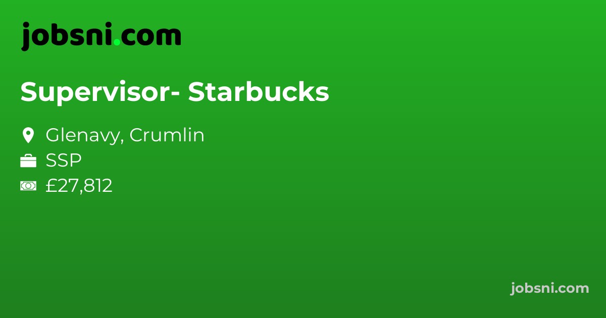 Supervisor- Starbucks