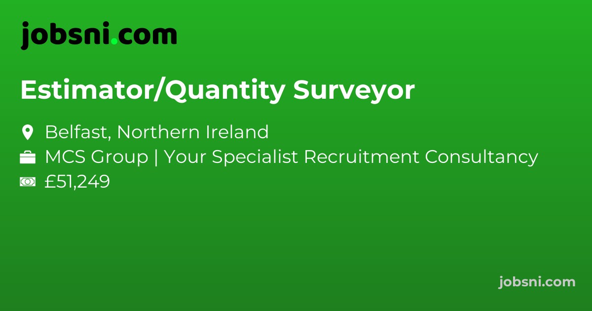 Estimator/Quantity Surveyor