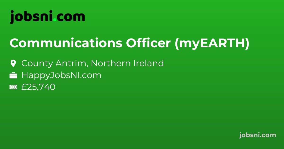 Communications Officer (myEARTH)