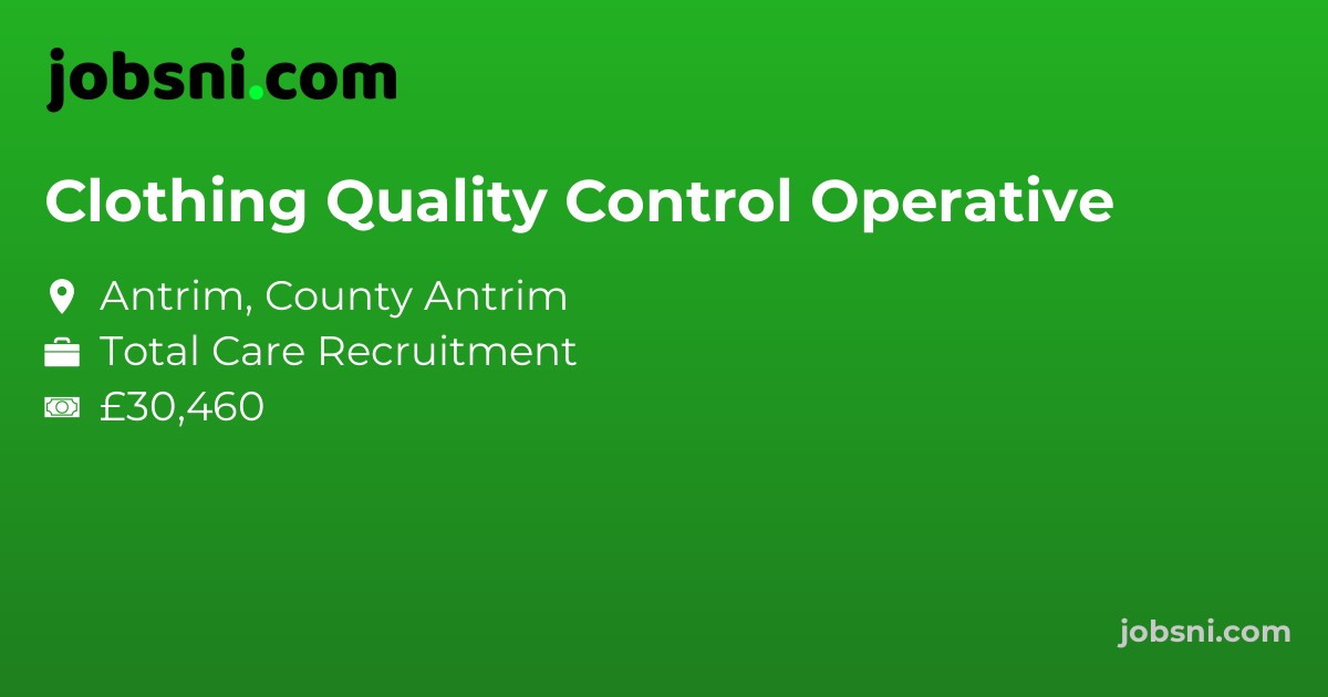 Clothing Quality Control Operative