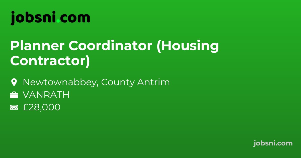 Planner Coordinator (Housing Contractor)
