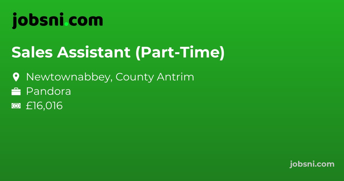 Sales Assistant (Part-Time)