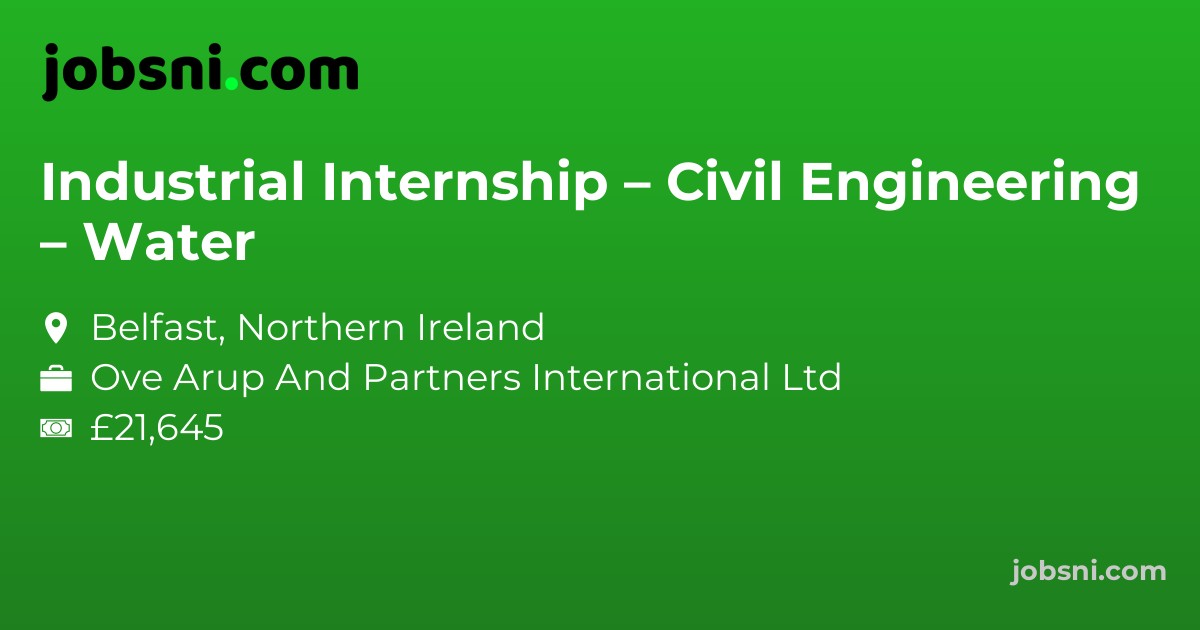 Industrial Internship – Civil Engineering – Water