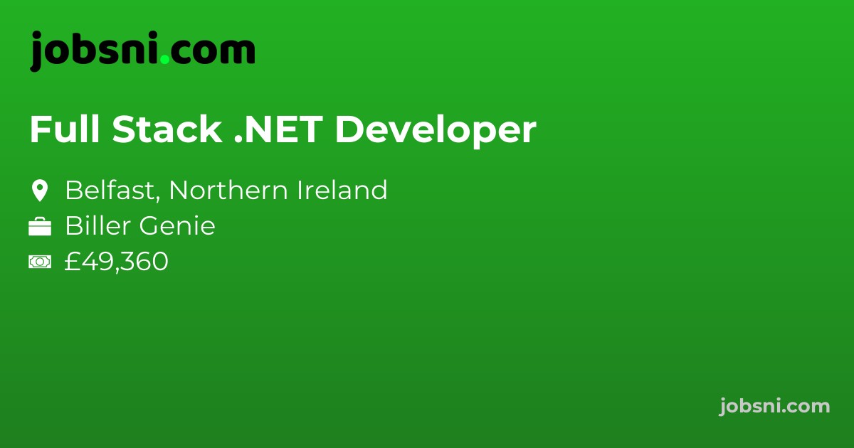 Full Stack .NET Developer