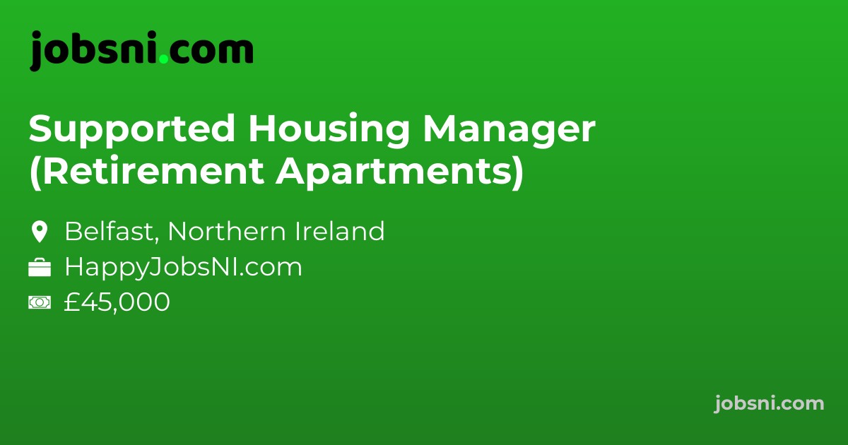 Supported Housing Manager (Retirement Apartments)