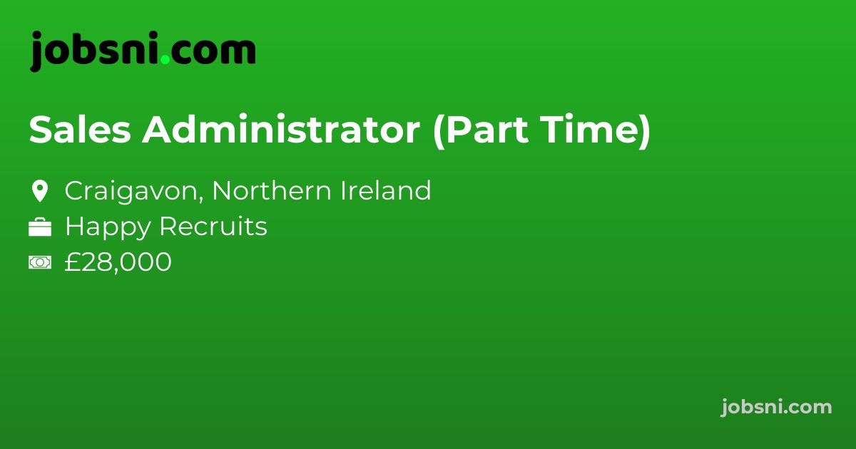 Sales Administrator (Part Time)