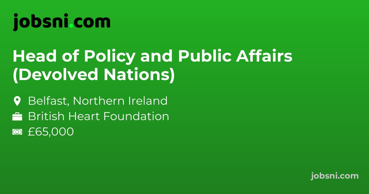 Head of Policy and Public Affairs (Devolved Nations)