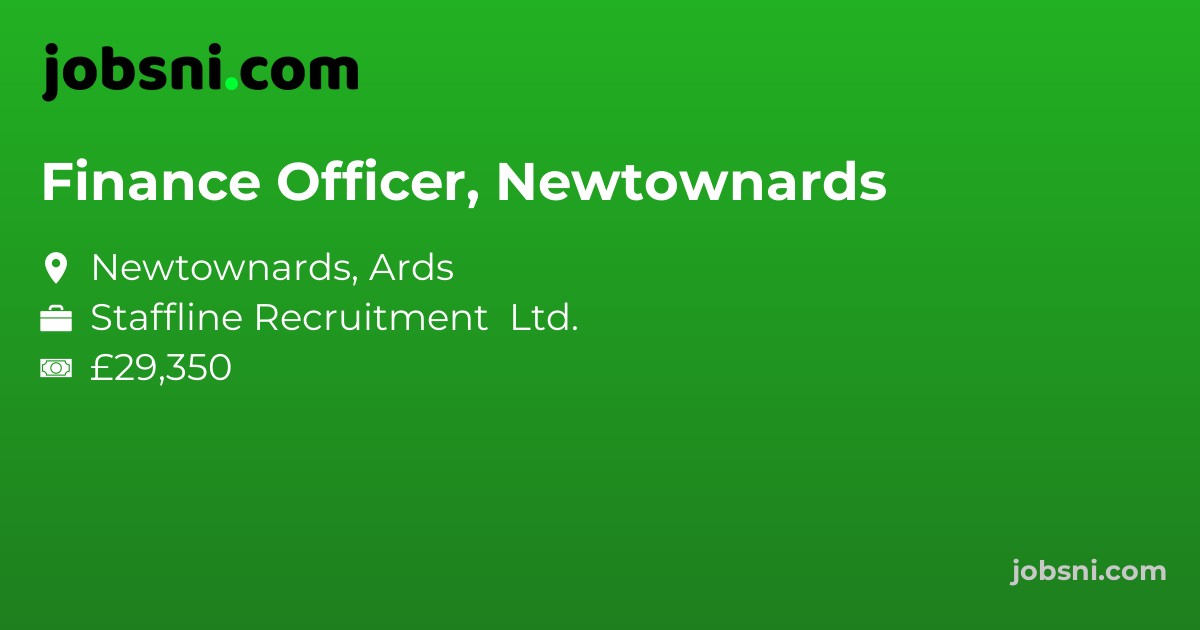 Finance Officer, Newtownards