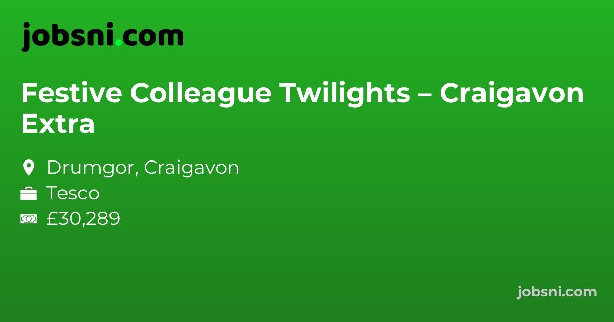 Festive Colleague Twilights – Craigavon Extra