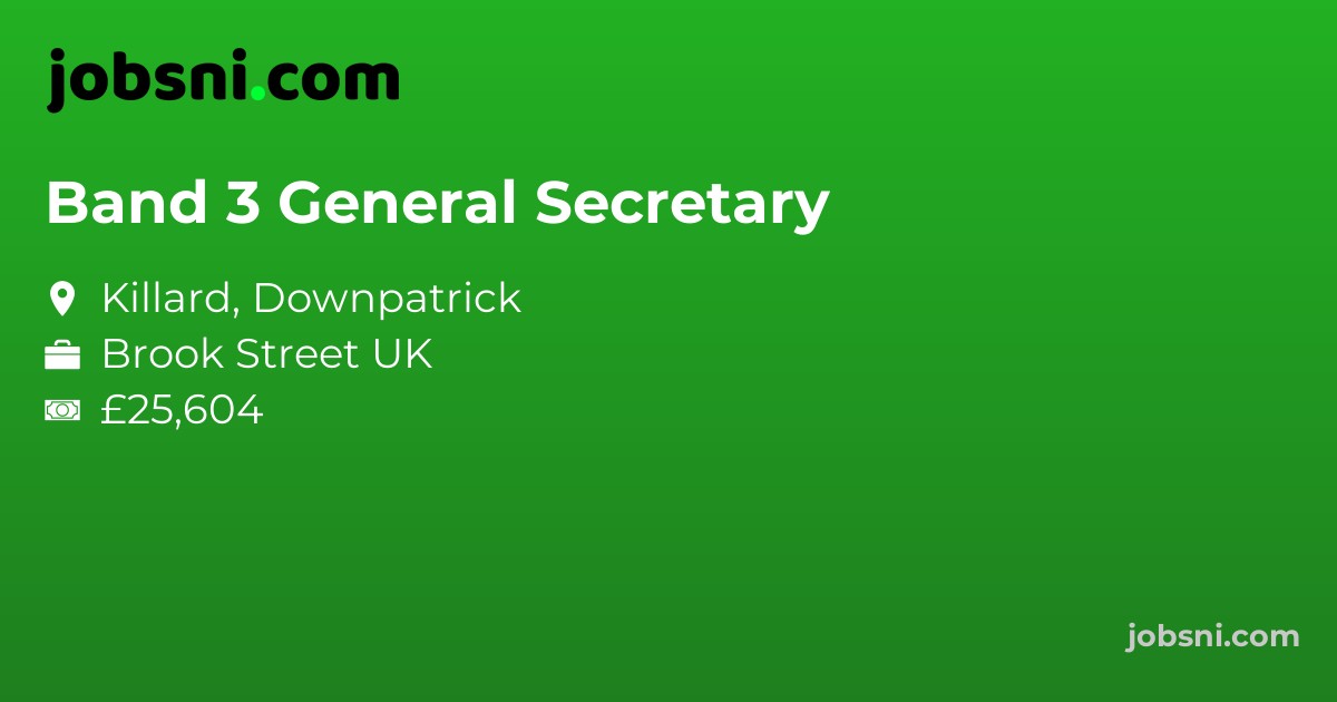 Band 3 General Secretary