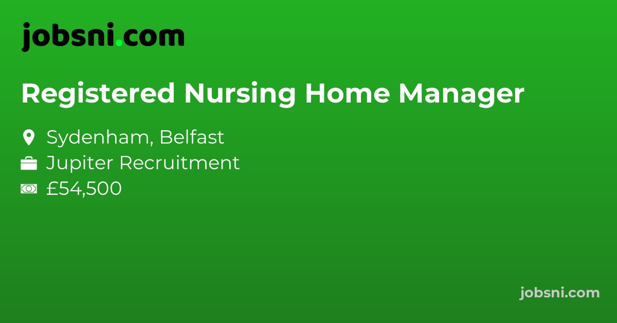 Registered Nursing Home Manager