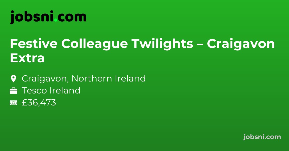 Festive Colleague Twilights – Craigavon Extra