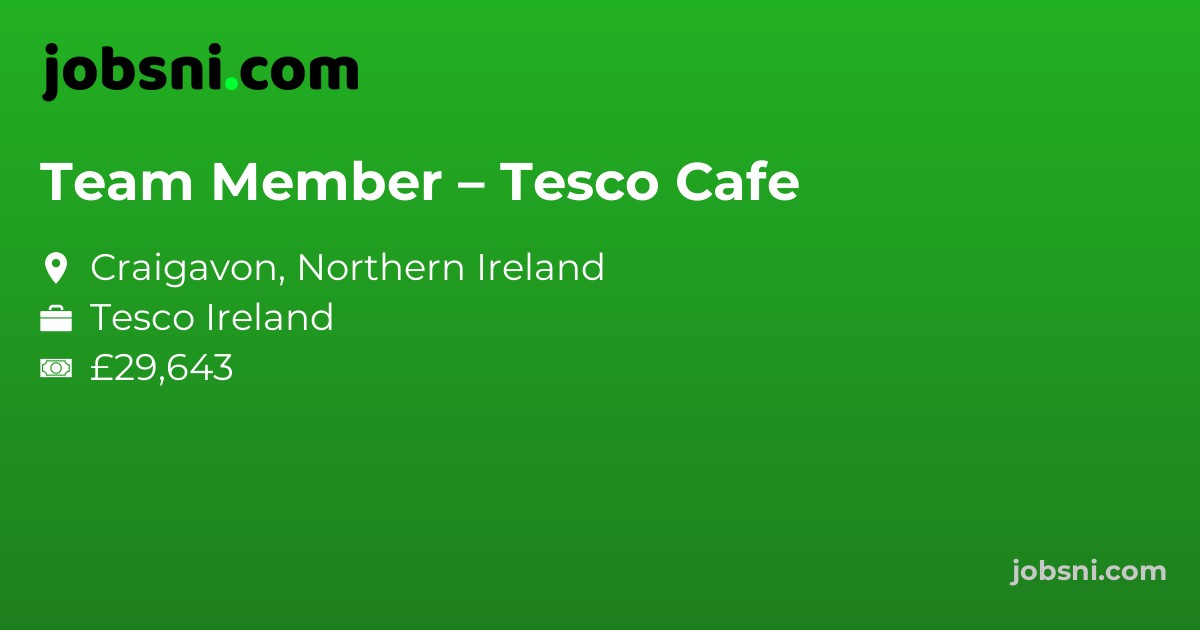 Team Member – Tesco Cafe
