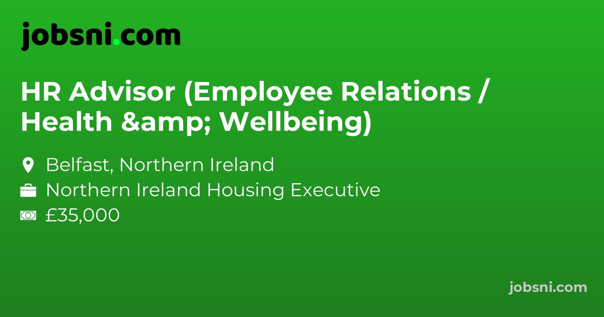 HR Advisor (Employee Relations / Health & Wellbeing)