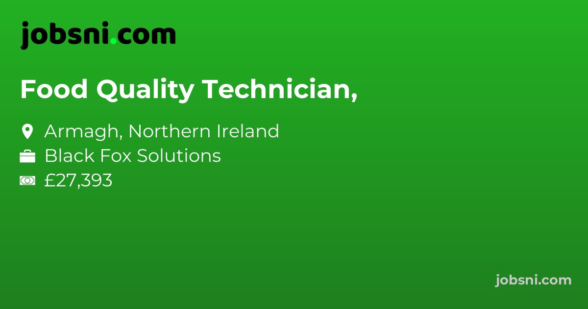 Food Quality Technician,