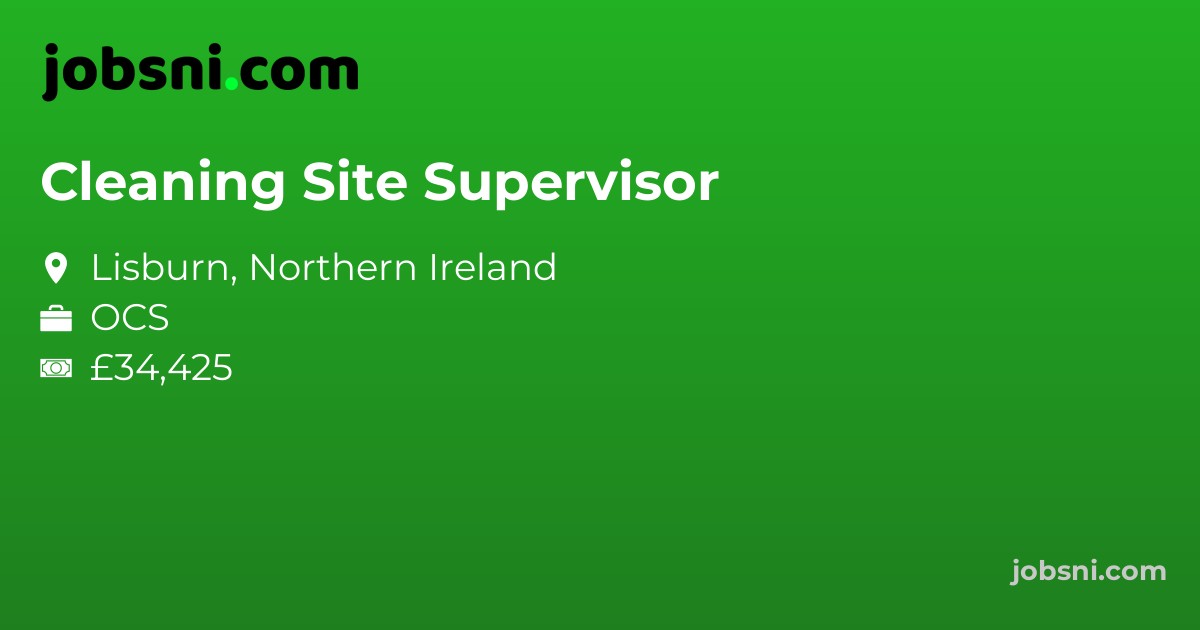 Cleaning Site Supervisor