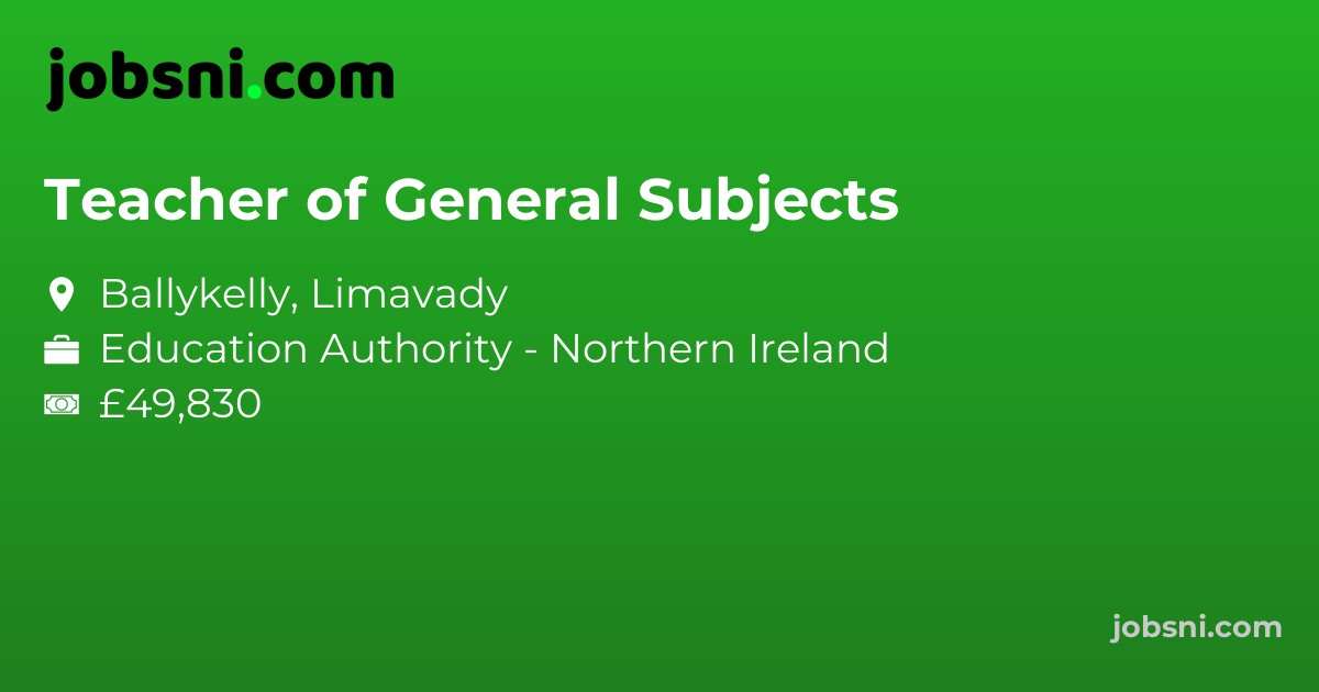 Teacher of General Subjects