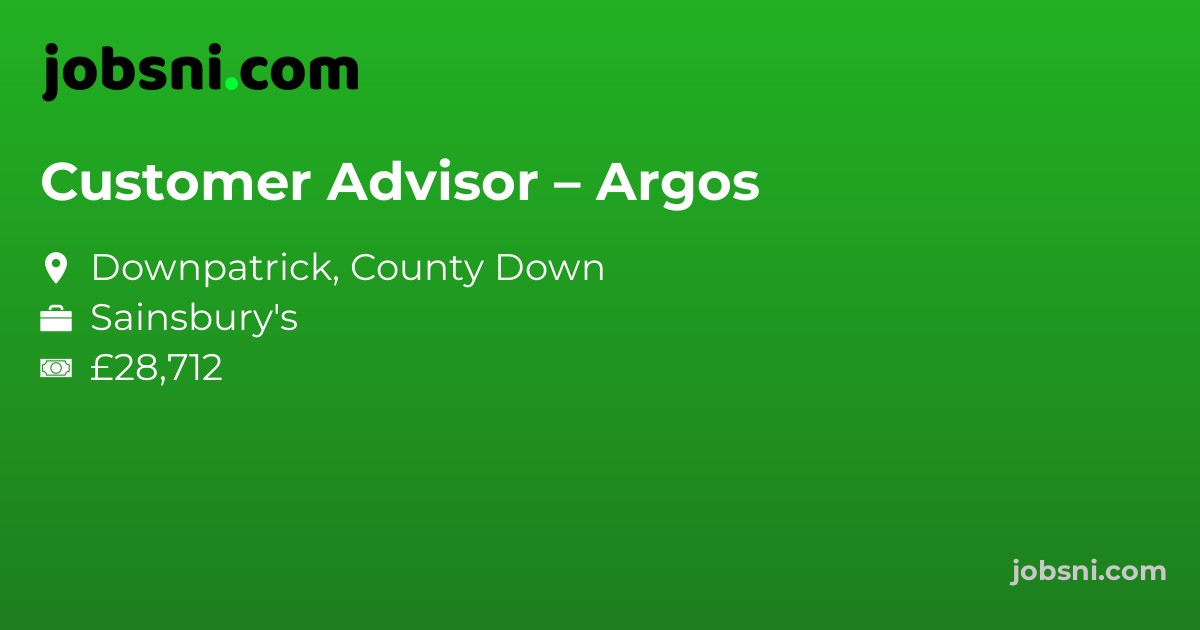 Customer Advisor – Argos