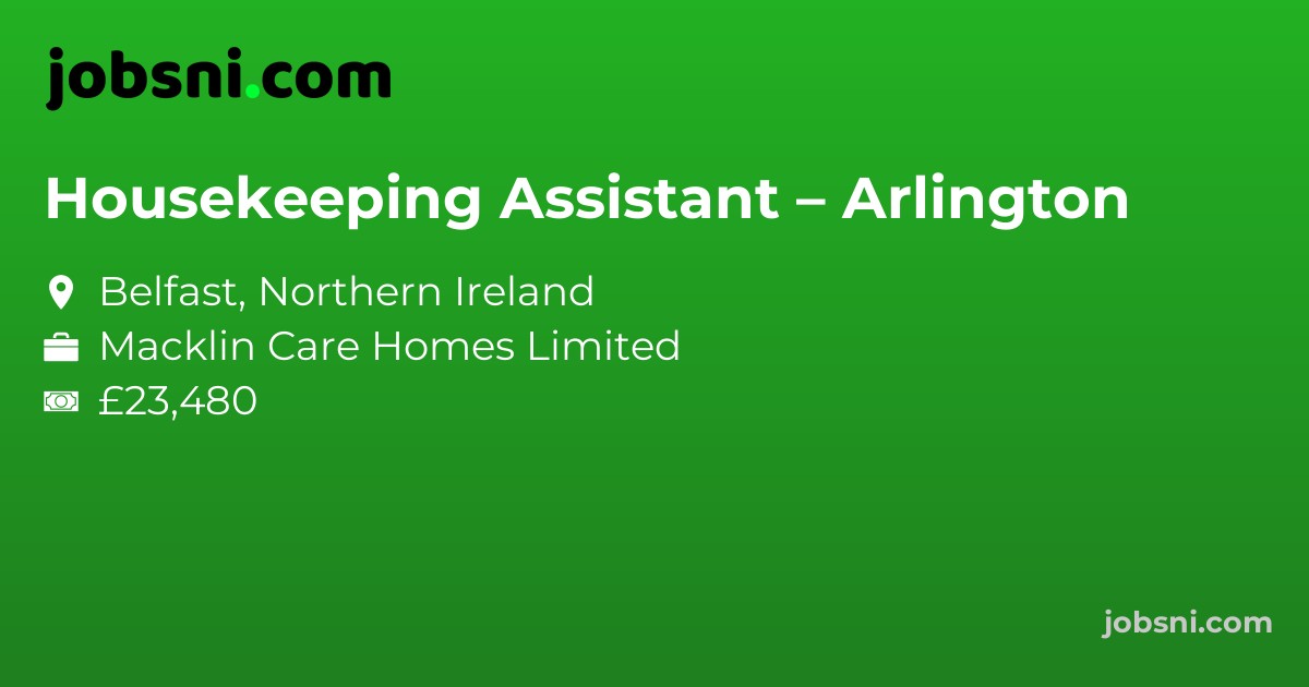 Housekeeping Assistant – Arlington