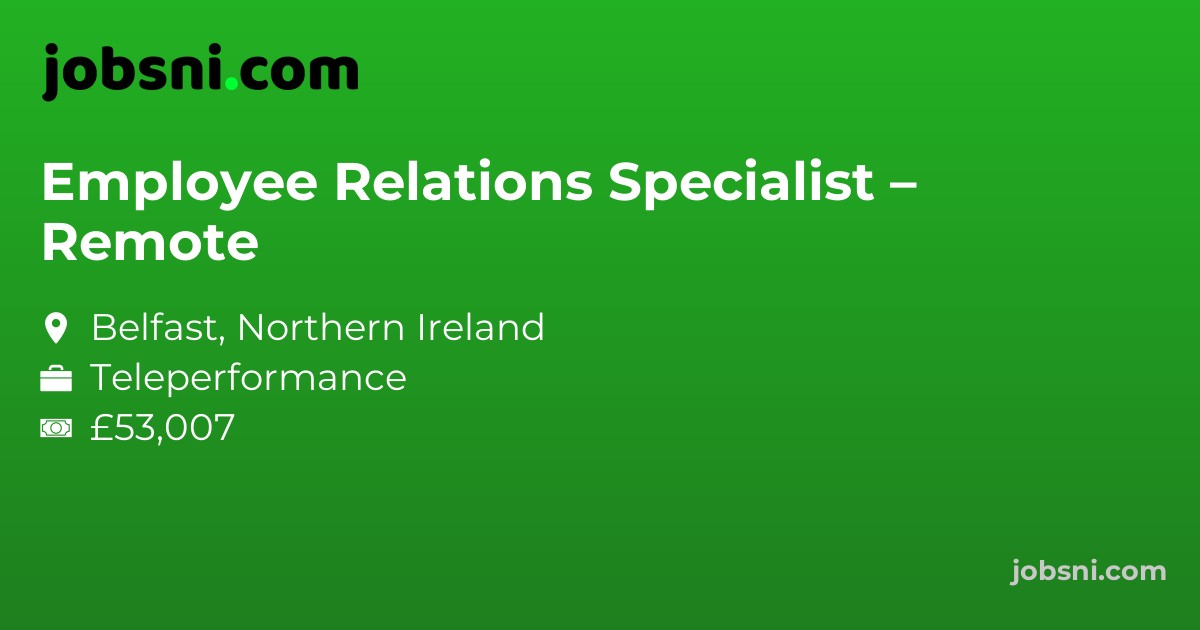 Employee Relations Specialist – Remote