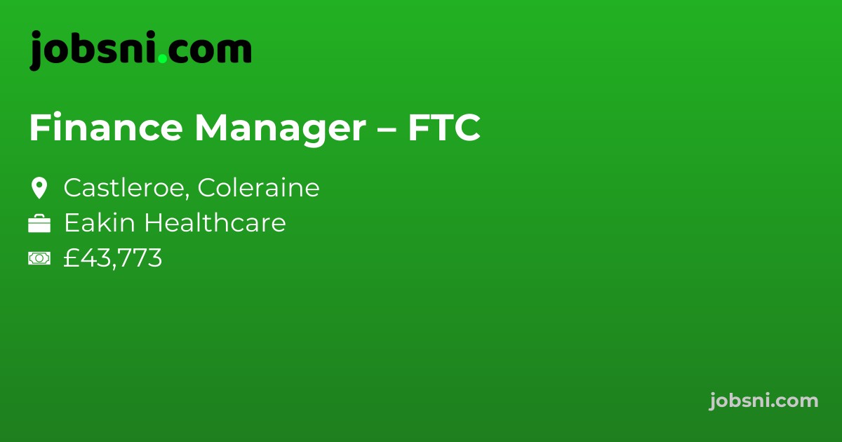 Finance Manager – FTC