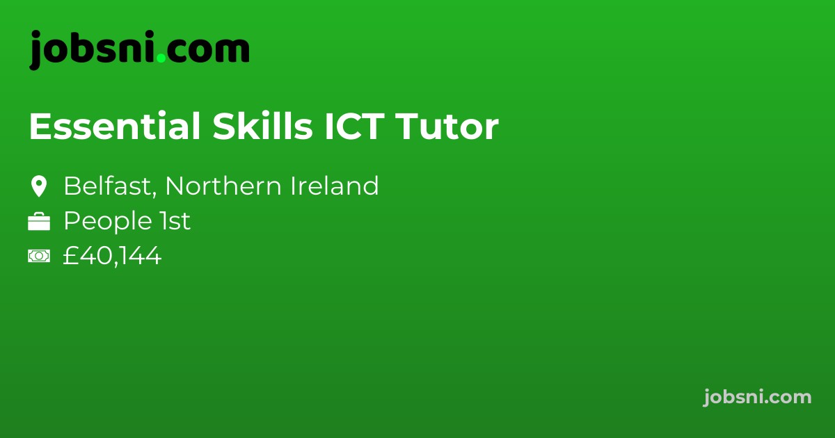 Essential Skills ICT Tutor