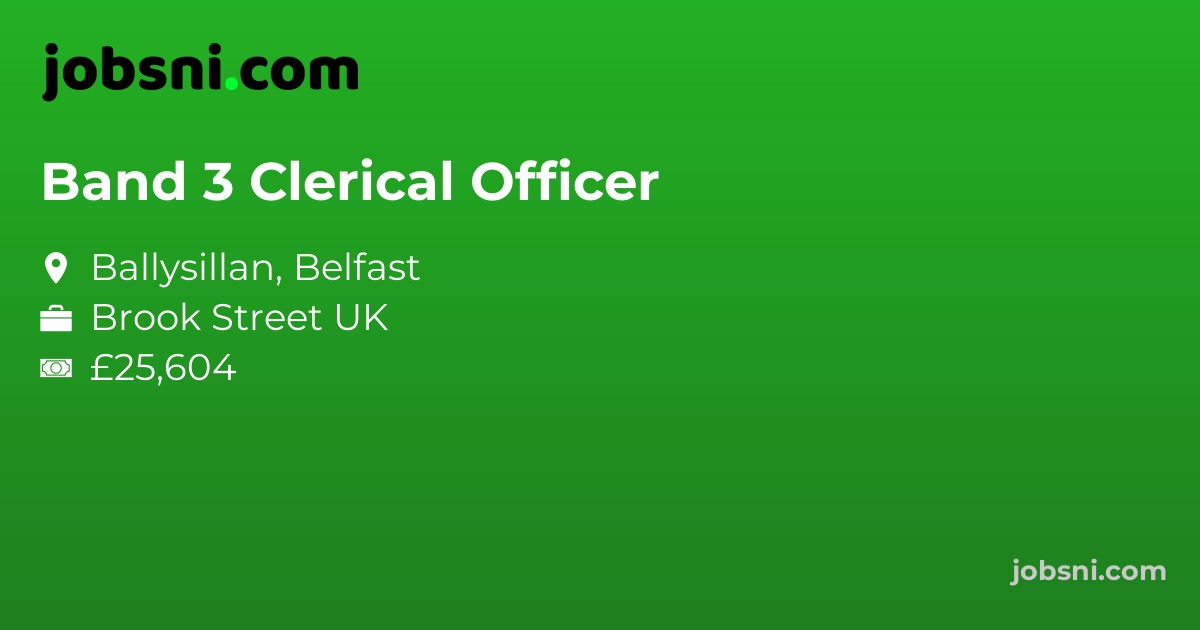 Band 3 Clerical Officer