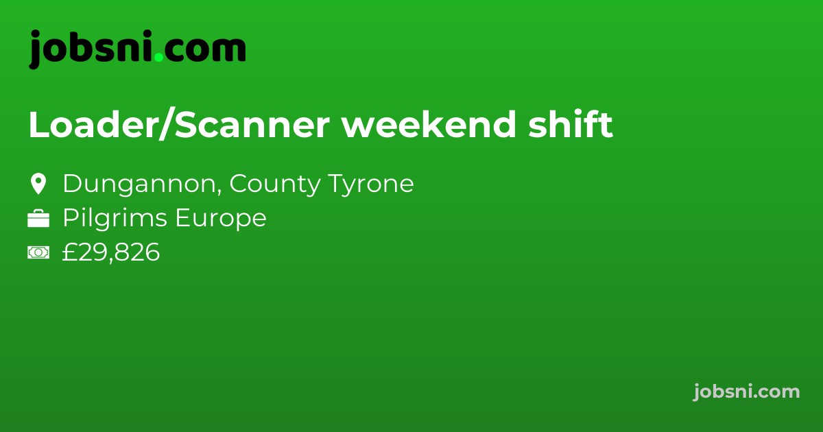 Loader/Scanner weekend shift