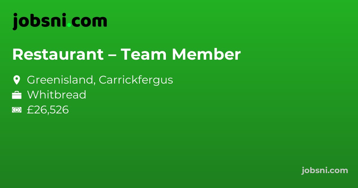 Restaurant – Team Member