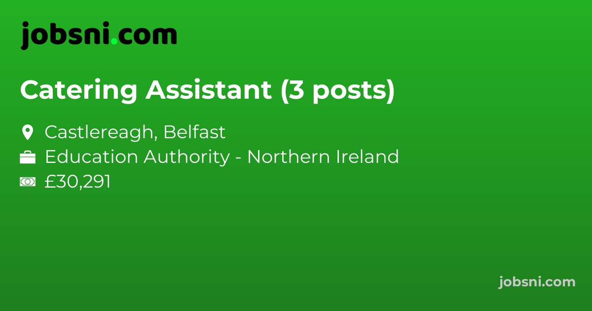 Catering Assistant (3 posts)