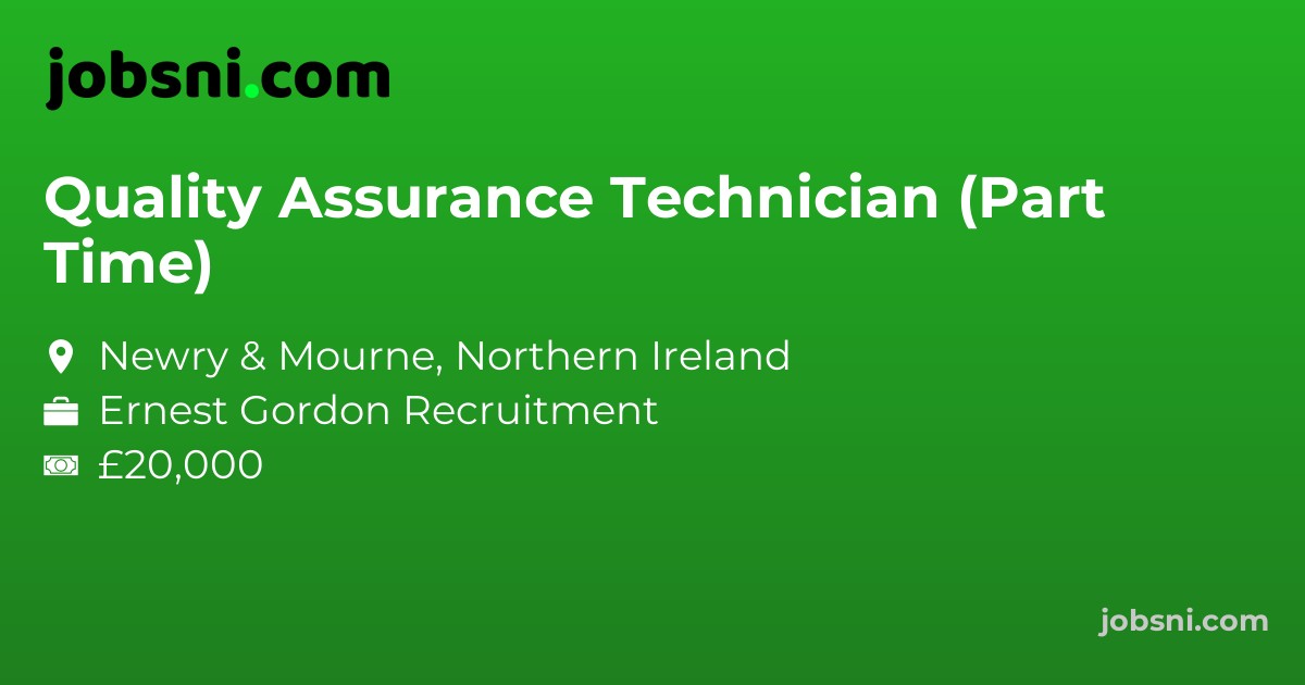 Quality Assurance Technician (Part Time)