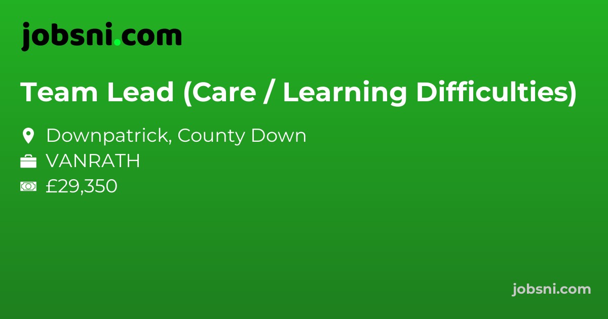 Team Lead (Care / Learning Difficulties)