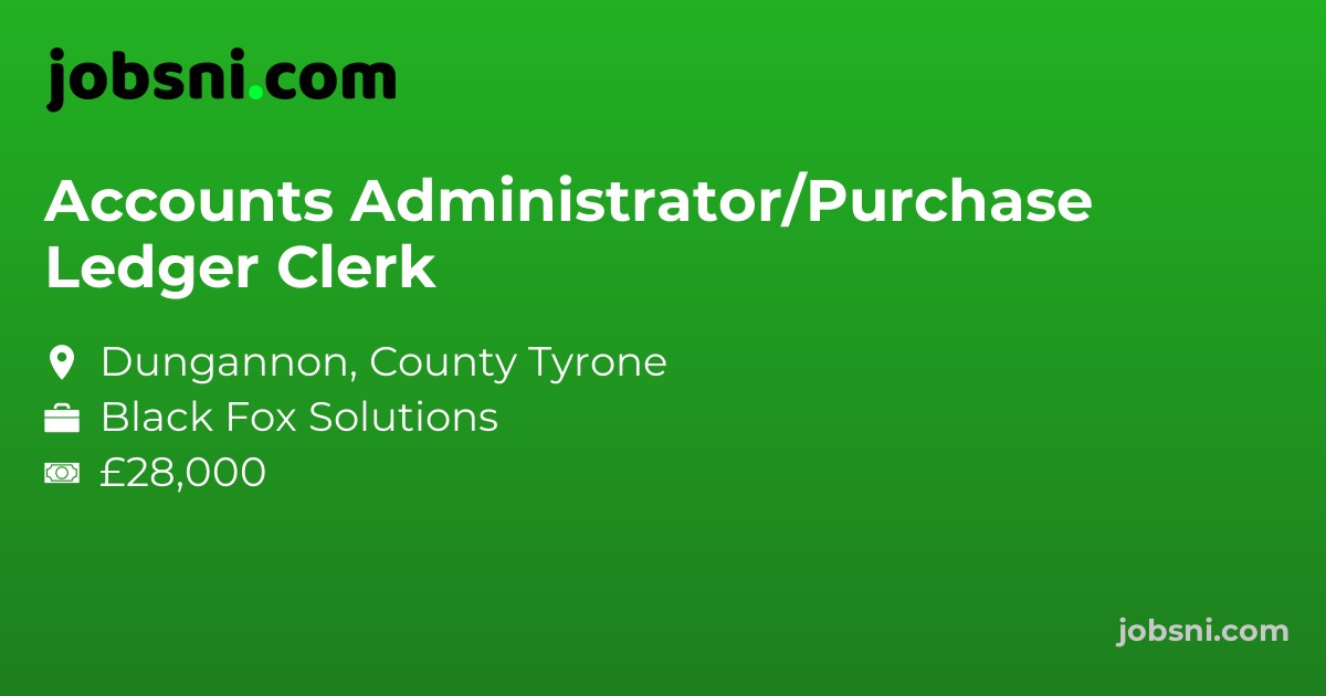 Accounts Administrator/Purchase Ledger Clerk