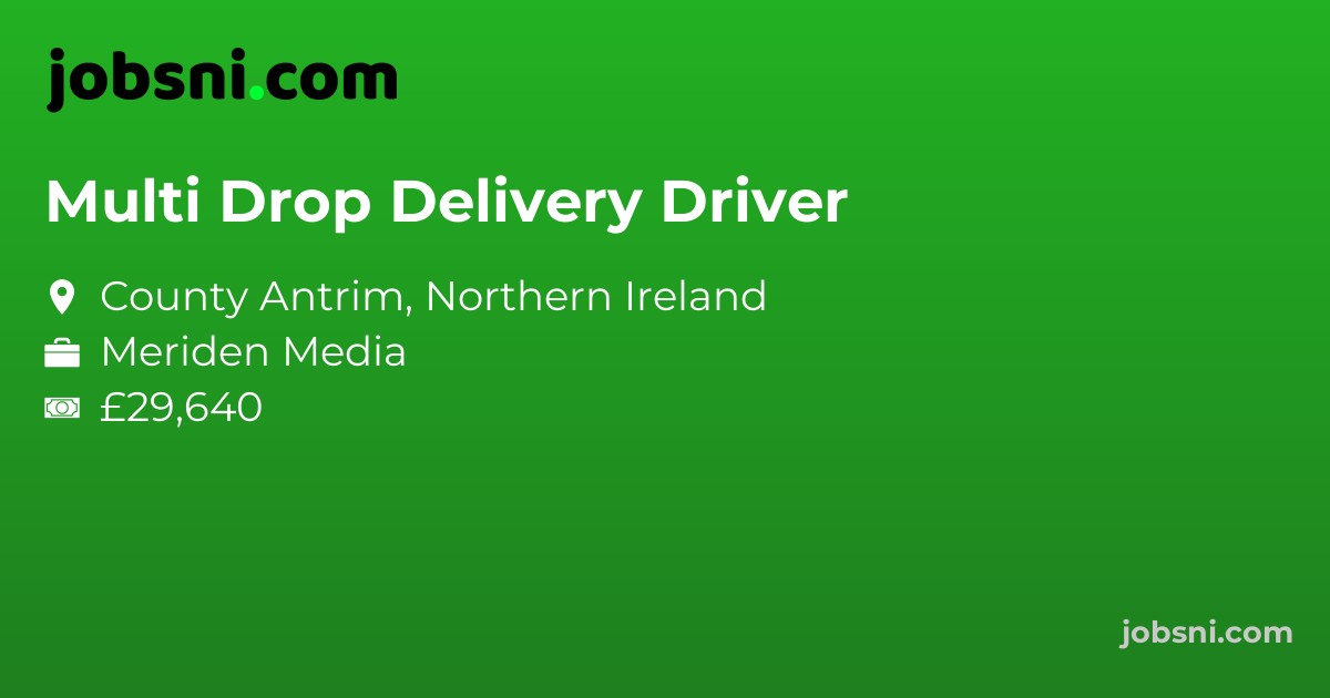Multi Drop Delivery Driver