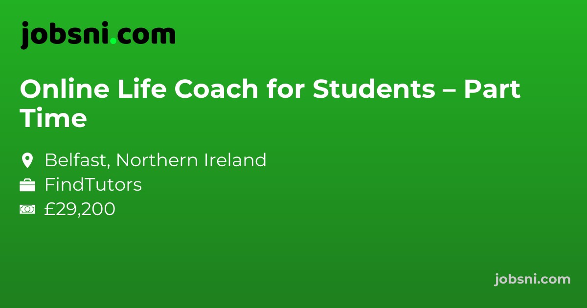 Online Life Coach for Students – Part Time