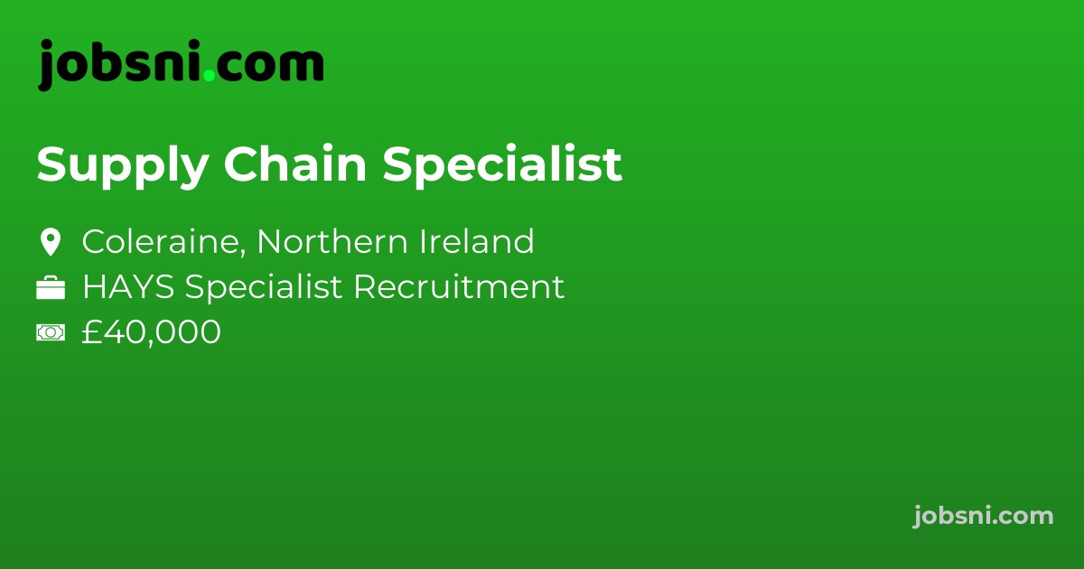 Supply Chain Specialist