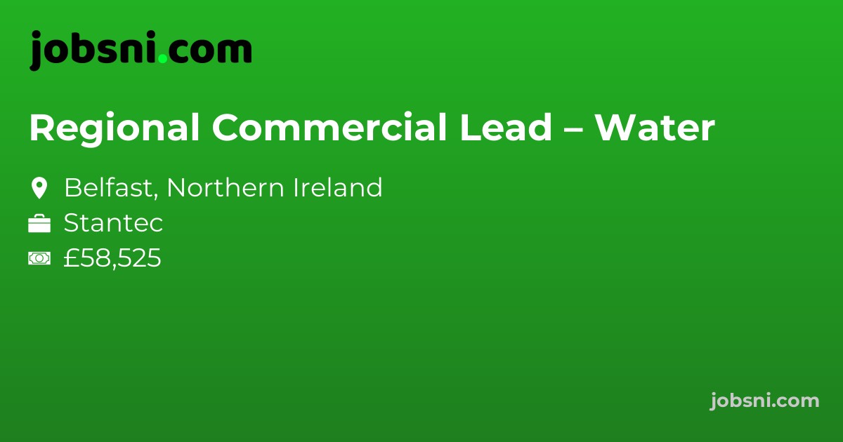 Regional Commercial Lead – Water