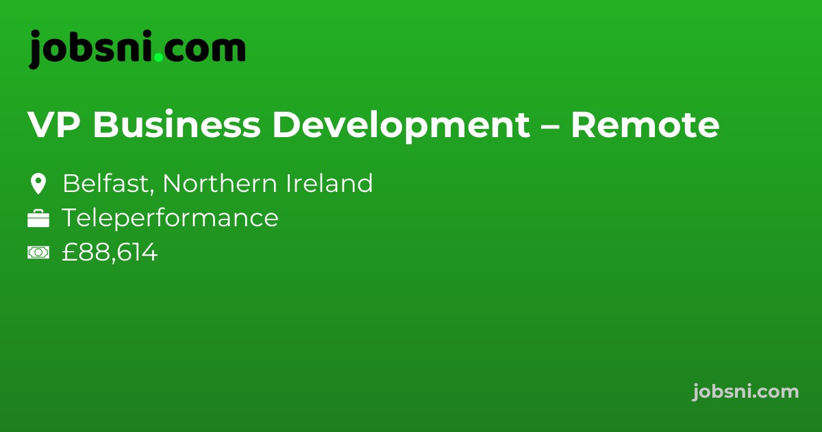 VP Business Development – Remote