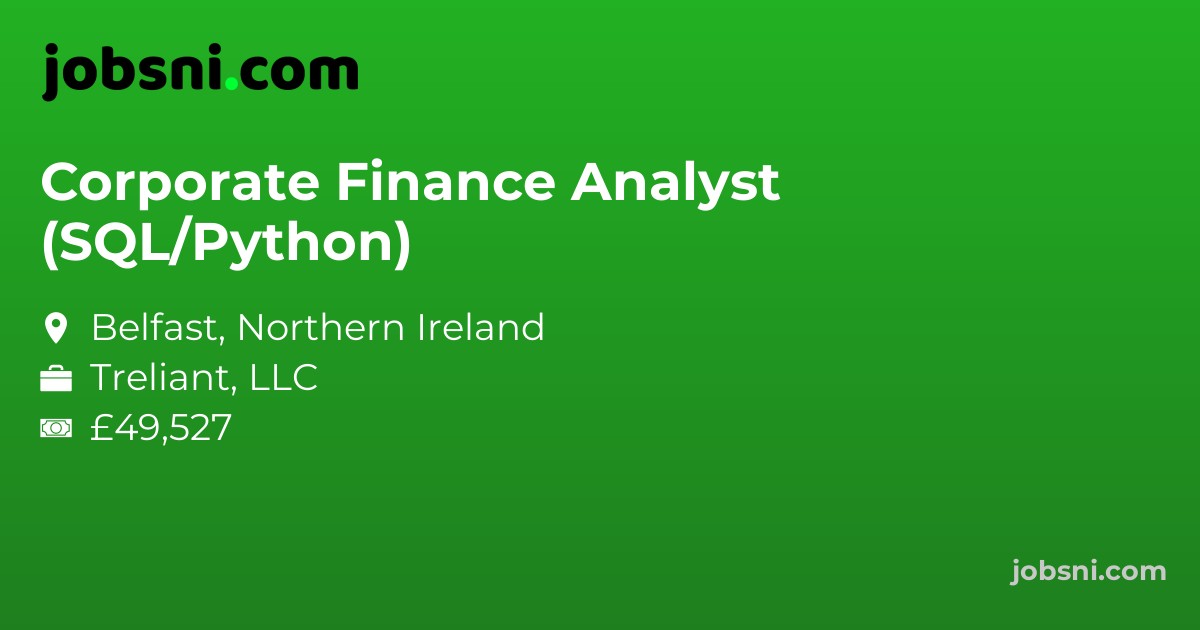 Corporate Finance Analyst (SQL/Python)
