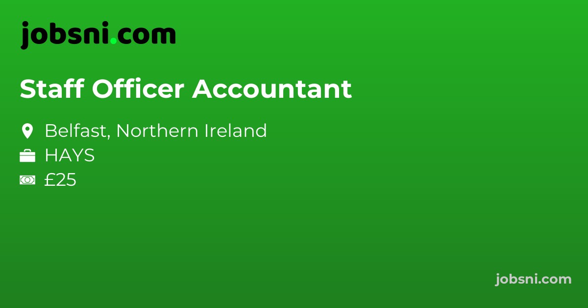 Staff Officer Accountant