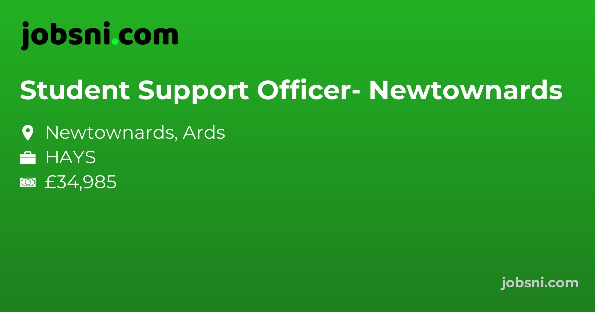 Student Support Officer- Newtownards