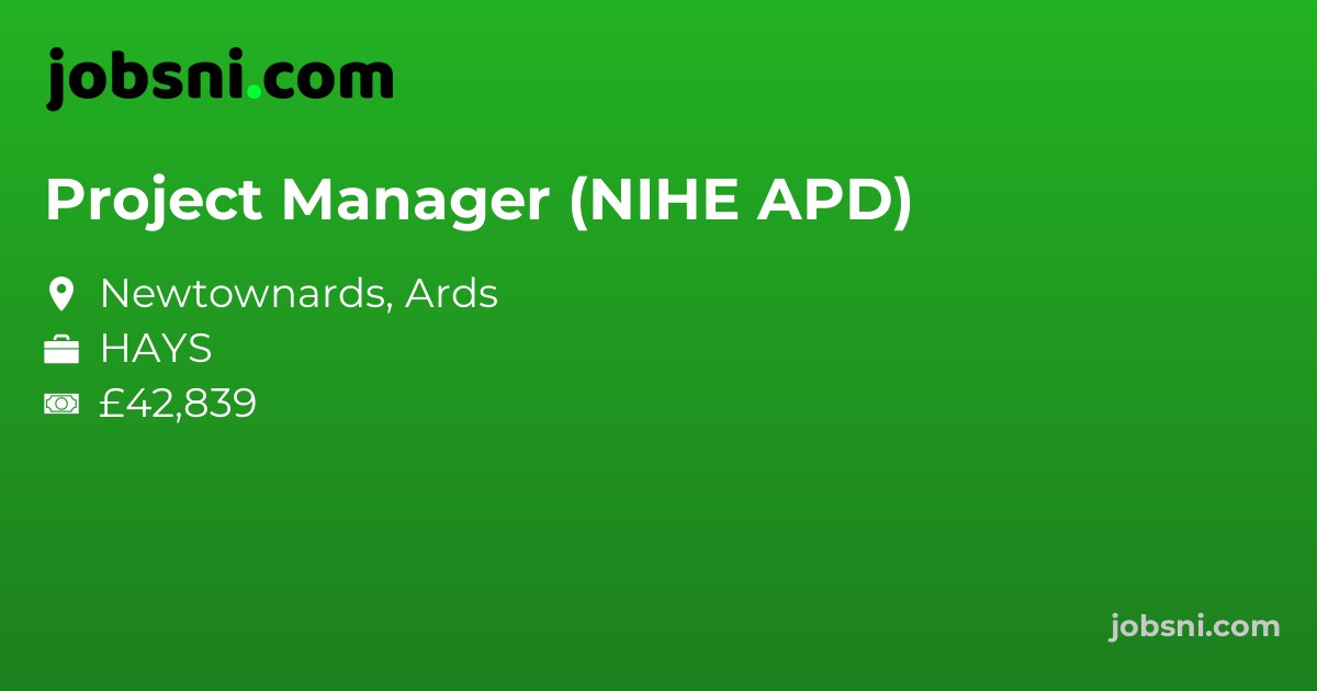 Project Manager (NIHE APD)