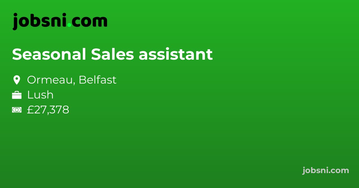 Seasonal Sales assistant